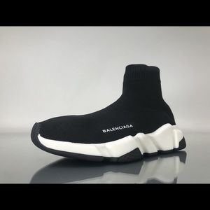 Balenciaga Black and White Sneakers